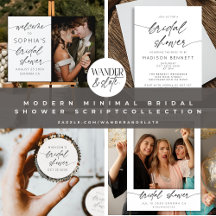 Modern Minimal Bridal Shower Script