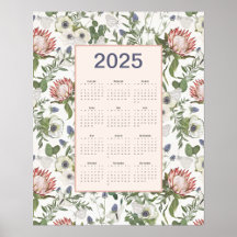 Calendars And Planners 2025 Florals
