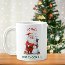 Christmas mugs (Santa, Snowman, reindeer)