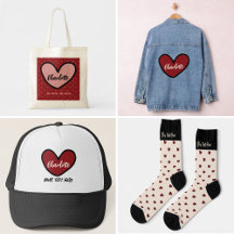 Stylist Sweet Red Heart_Clothing & ﻿Accessories