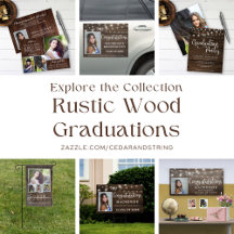 Rustic Wood Graduations
