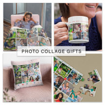 Photo collage family personalized gifts