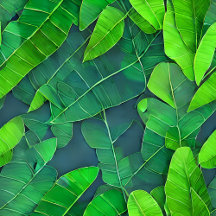 Beautiful Green Leaves Pattern