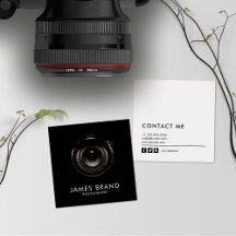 Photography Photographer Business Cards