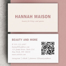 Bold Typography&Soft Colors" Business Cards & more
