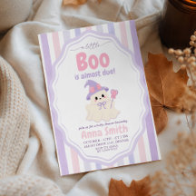 A Little Boo Ghost Witch Baby Shower Collection