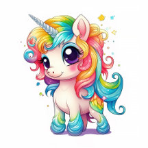 Rainbow Unicorn Wedding Invitations Suite