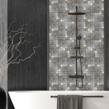 Luxury Glass, Shell & Metal Geometric