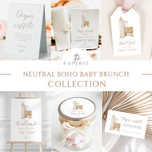 Neutral Boho Baby Collection
