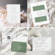 Formal Elegant Leaf Crest