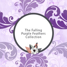 Falling Purple Feathers Collection