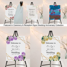 Wed Anniv. Ceremony, Signs, Seating Charts