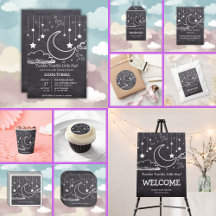 Chalkboard Twinkle Twinkle Little Star Baby Shower