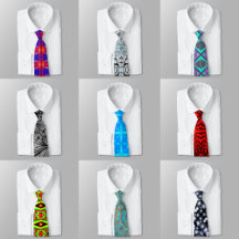 Abstract Futuristic Neckties Collection