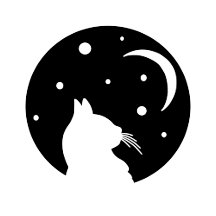 The Cat and the Moon