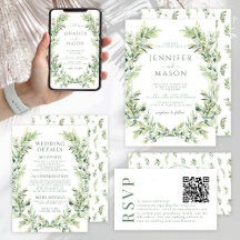 Greenery leaves wreath bohemian rustic wedding