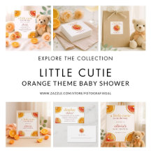 Little Cutie theme Orange Slices Baby Shower