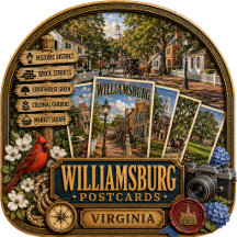 Williamsburg Virginia Postcards/Gifts