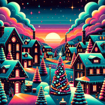 Christmas Things and Snowy Scenes: Shower Curtains