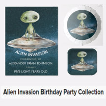 Alien Invasion Birthday Party Collection