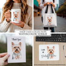Watercolor Yorkie