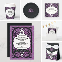 Purple Gated Rose Princess Birthday Party