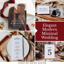 Elegant Modern Minimal Wedding