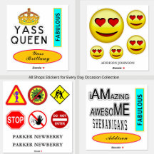 All Shops Stickers for Every Day Occasion