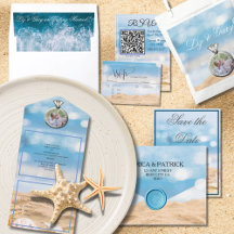 Beach Destination Wedding Ocean Ring