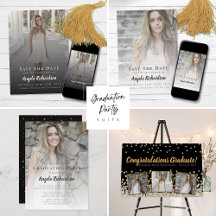 Elegant Graduation Modern Typography Photo