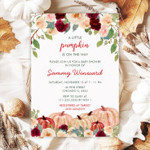 Burgundy Red and Blush Pumpkins Collection