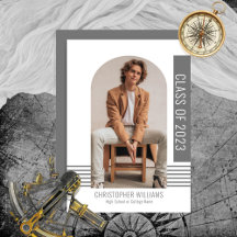 Minimalist Modern Arched Photo Select Graduation 2