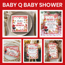 Baby Q BBQ Cookout Baby Shower