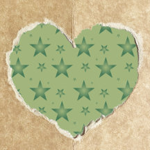 Olive Stars on Sage Green