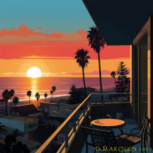 SUNSET IN SANTA MONICA #1