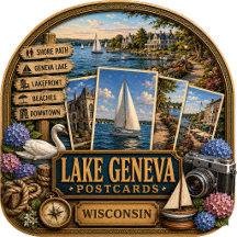 Lake Geneva Wisconsin Postcards/Gifts