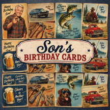 Son's Birthday Cards (Adult)