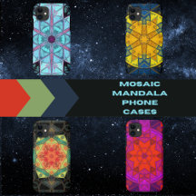 Mosaic Mandala Phone Cases