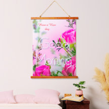 Rose Flower good Morning iPhone Case Desk Organize