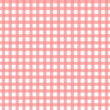 Coral Pink Ginham Pattern