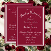 Burgundy Red Wedding Collection