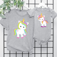 Cute Unicorns - Baby and Kids Clothes