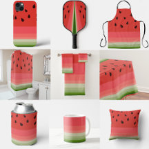 Juicy Delicious Ripe Watermelon Design Collection