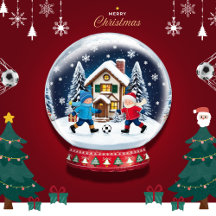 Winter Soccer: Magic in a Snow Sphere