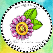 Delight Watercolor Doodle Flower Collection
