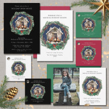 Chicken Coop Christmas Evergreen Wreath Holly Yule