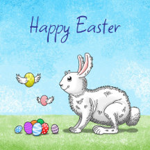 Easter Bunny's Flying Eggs