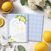 Ciao Baby Lemon Italian Positano Baby Shower