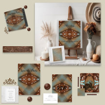 Turquoise and Leather