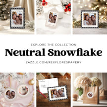 Neutral Snowflake Christmas
